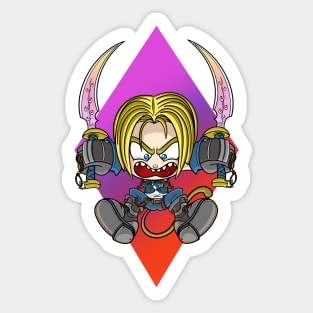 The Monkey Tailed Hero Sticker